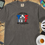 1km to the Croissants TdF Cycling T-Shirt — Pepper