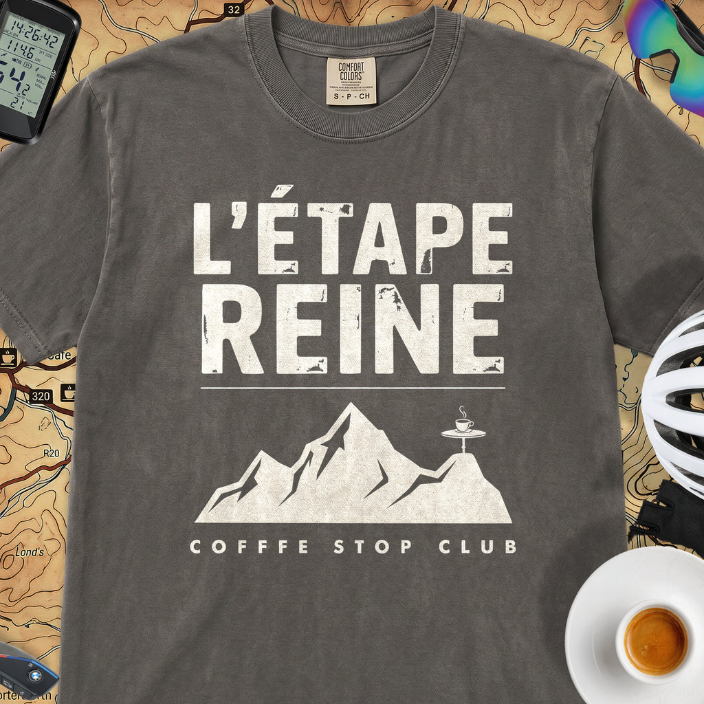 Etape Reine TdF Cyclist T-Shirt — Pepper