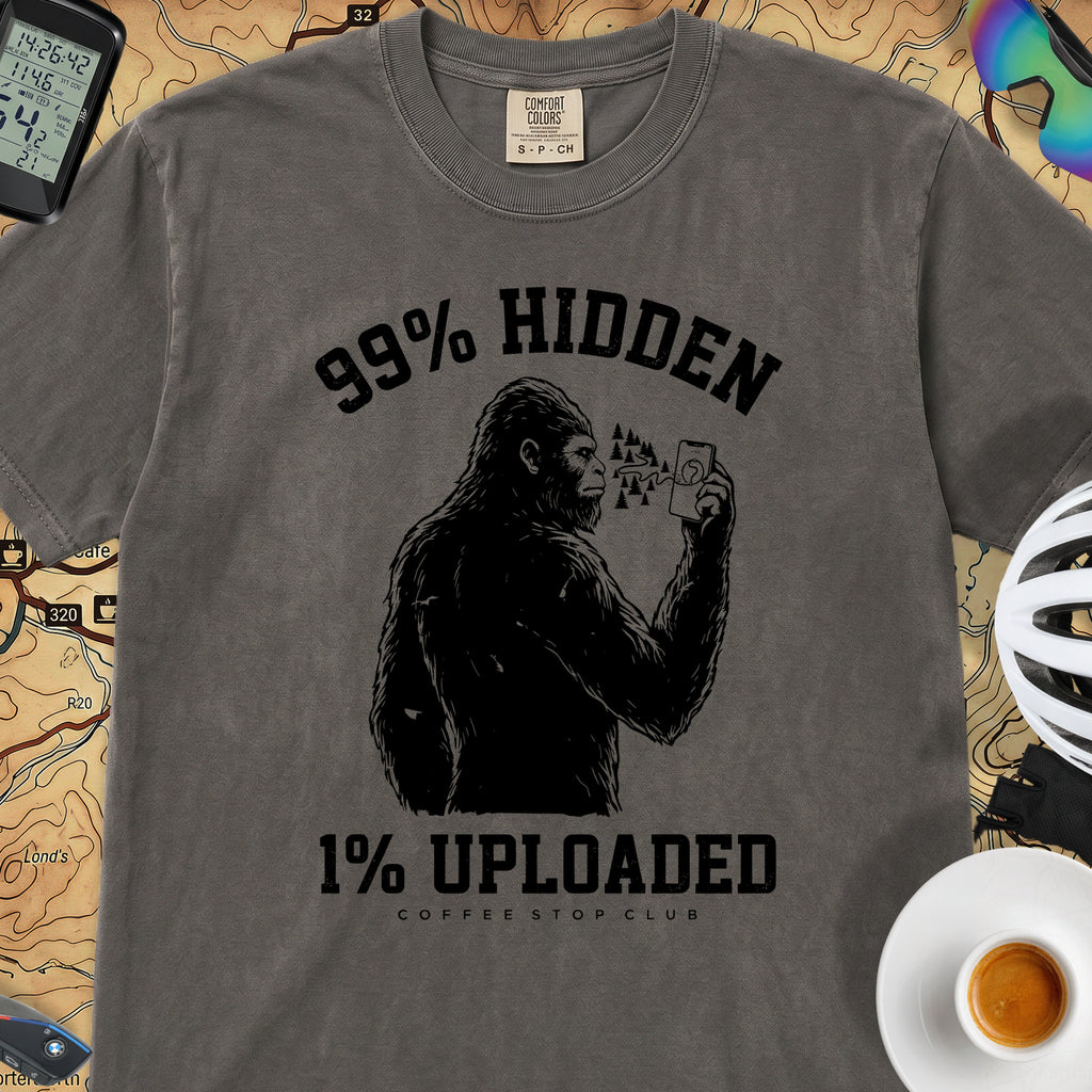 99% Hidden 1% Uploaded Cycling T-Shirt — Pepper
