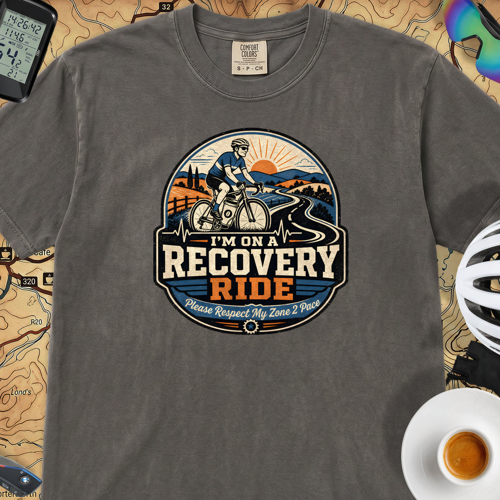I'm On A Recovery Ride Comfort Colors T-Shirt — Pepper