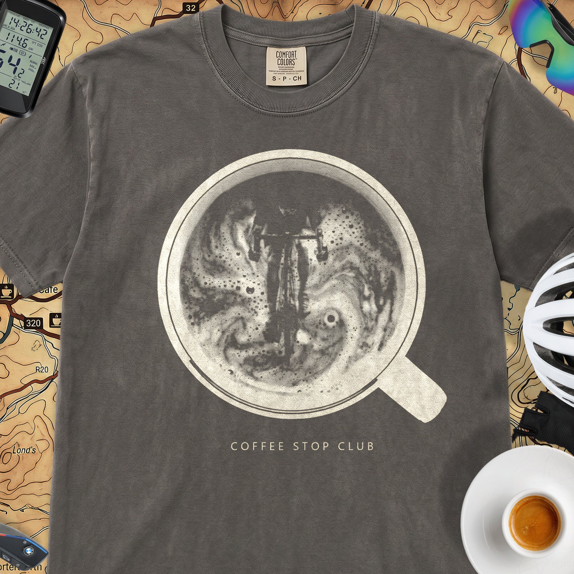 Crema de la Crema Cycling T-Shirt — Pepper