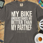My Bike - My Partner - Just Sayin' T‑Shirt — Pepper