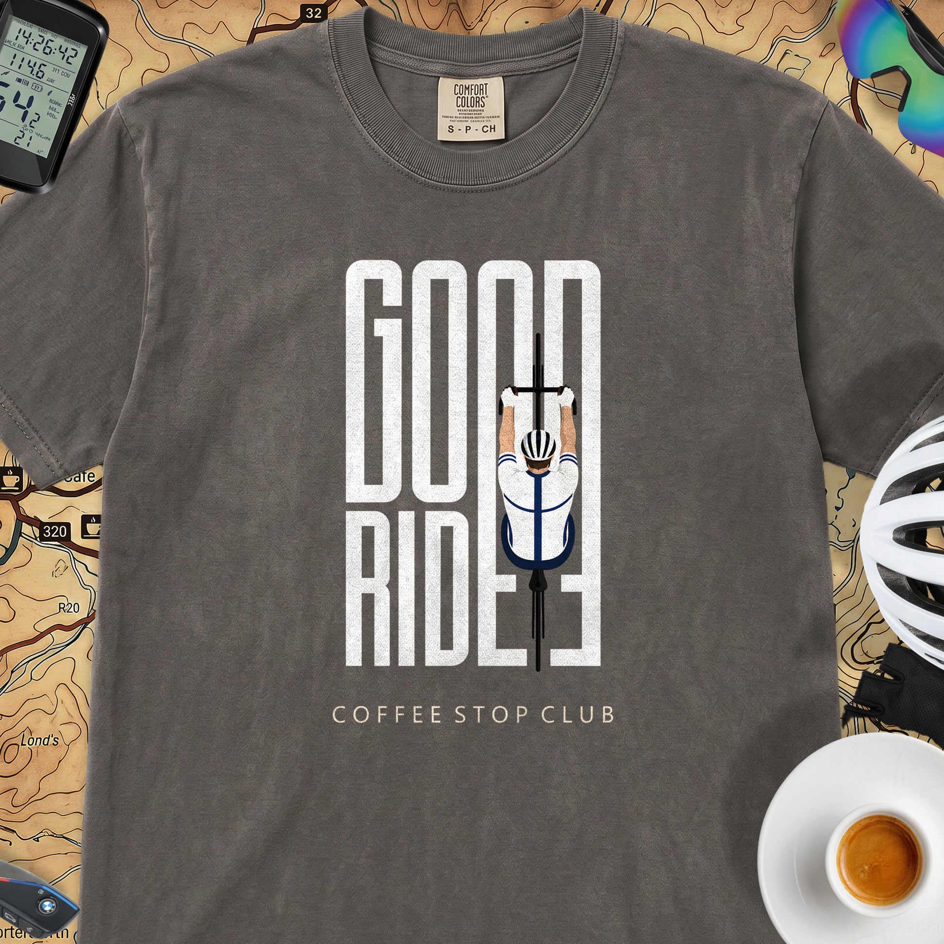 Good Rides T-Shirt — Pepper