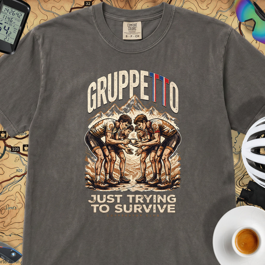 Gruppetto TdF Cycling T-Shirt — Pepper