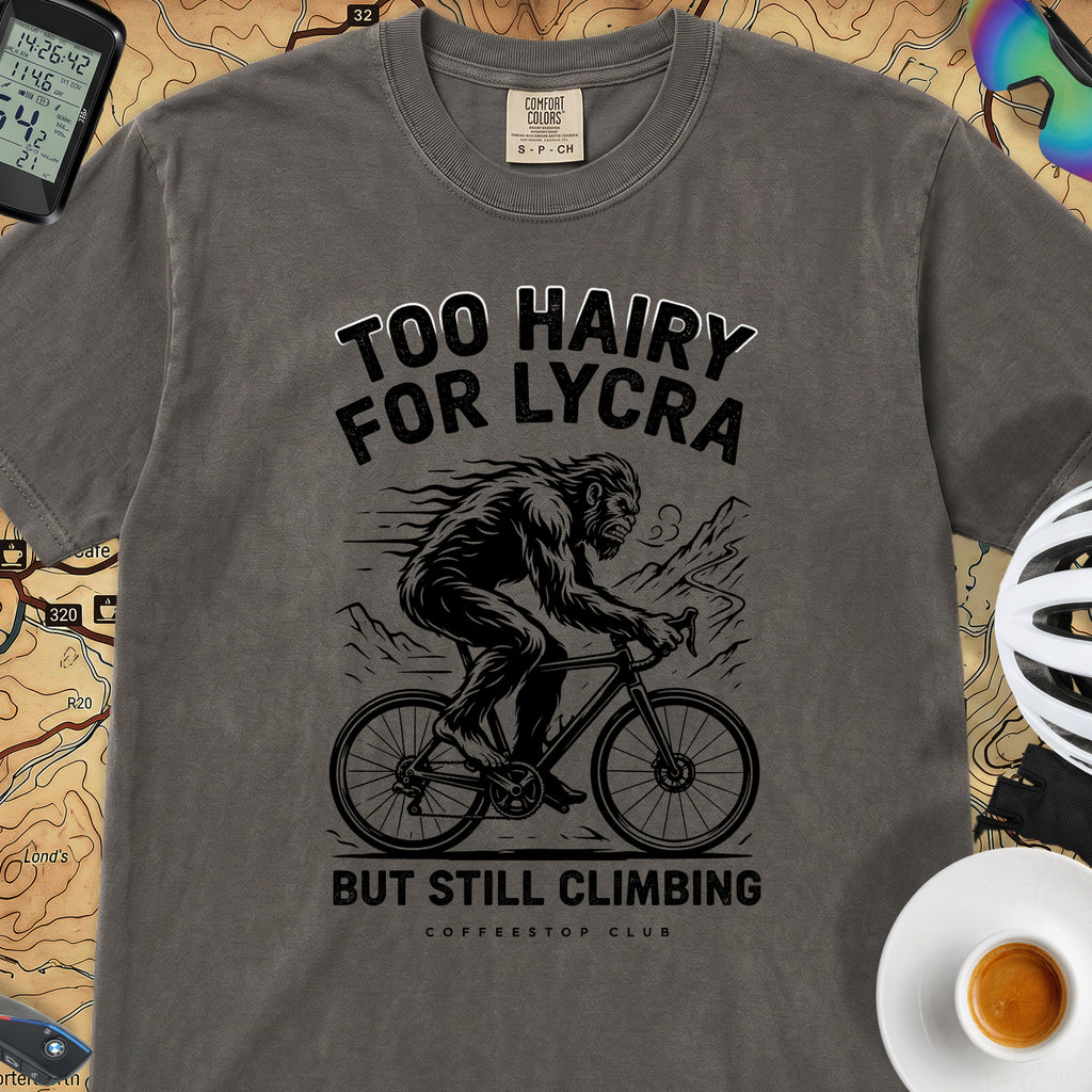 Too Hairy Cycling T-Shirt — Pepper