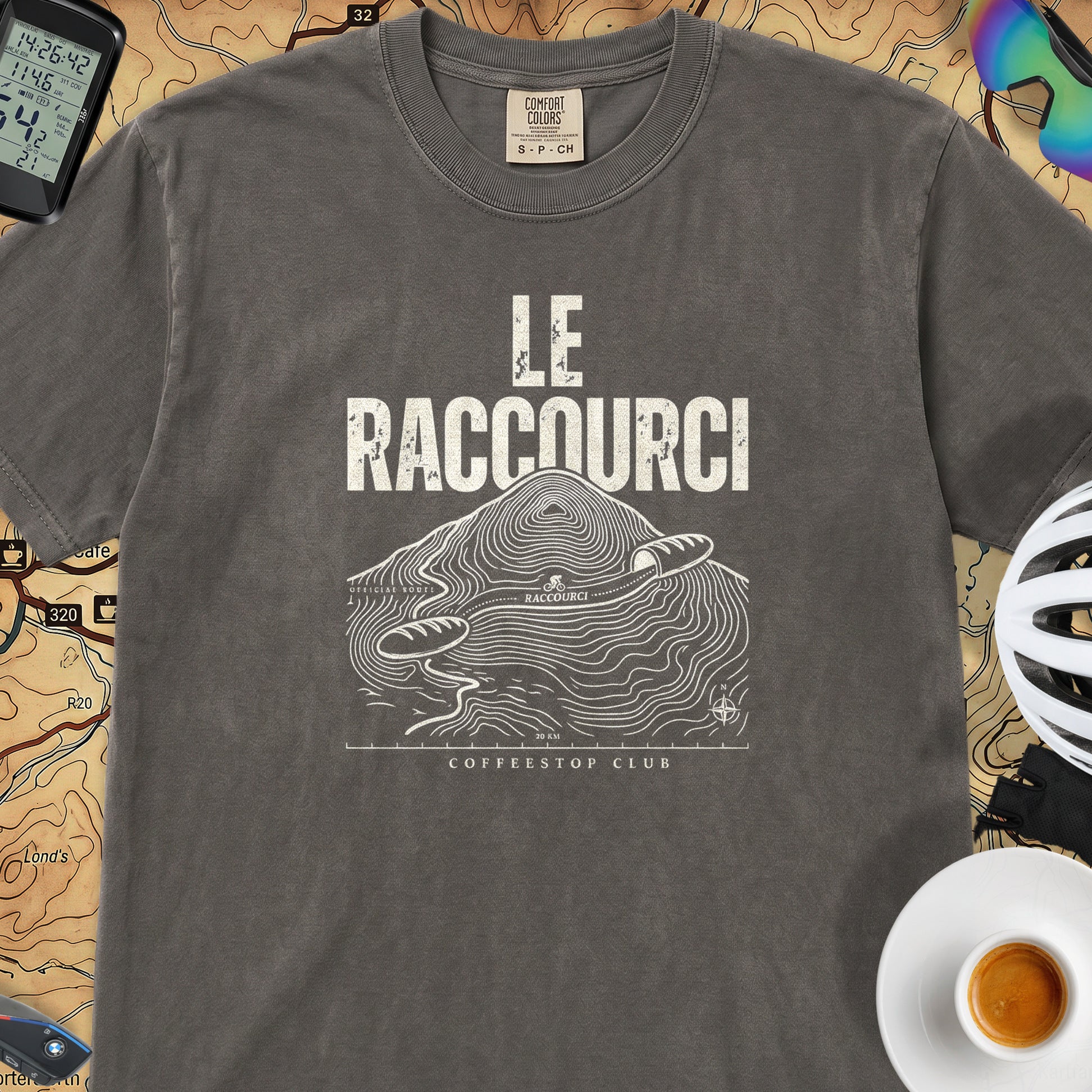 Le Raccourci TdF Cycling T-Shirt — Pepper