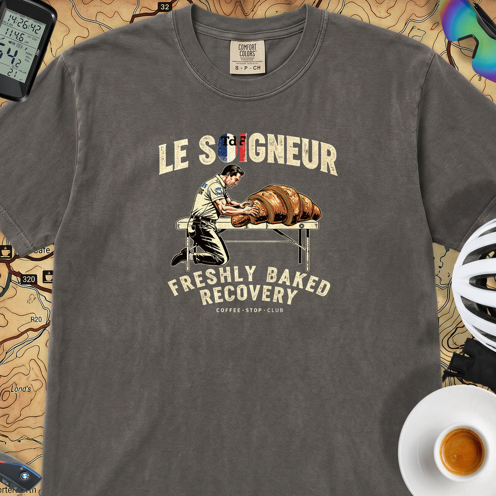 Soigneur Recovery TdF Cycling T-Shirt — Pepper