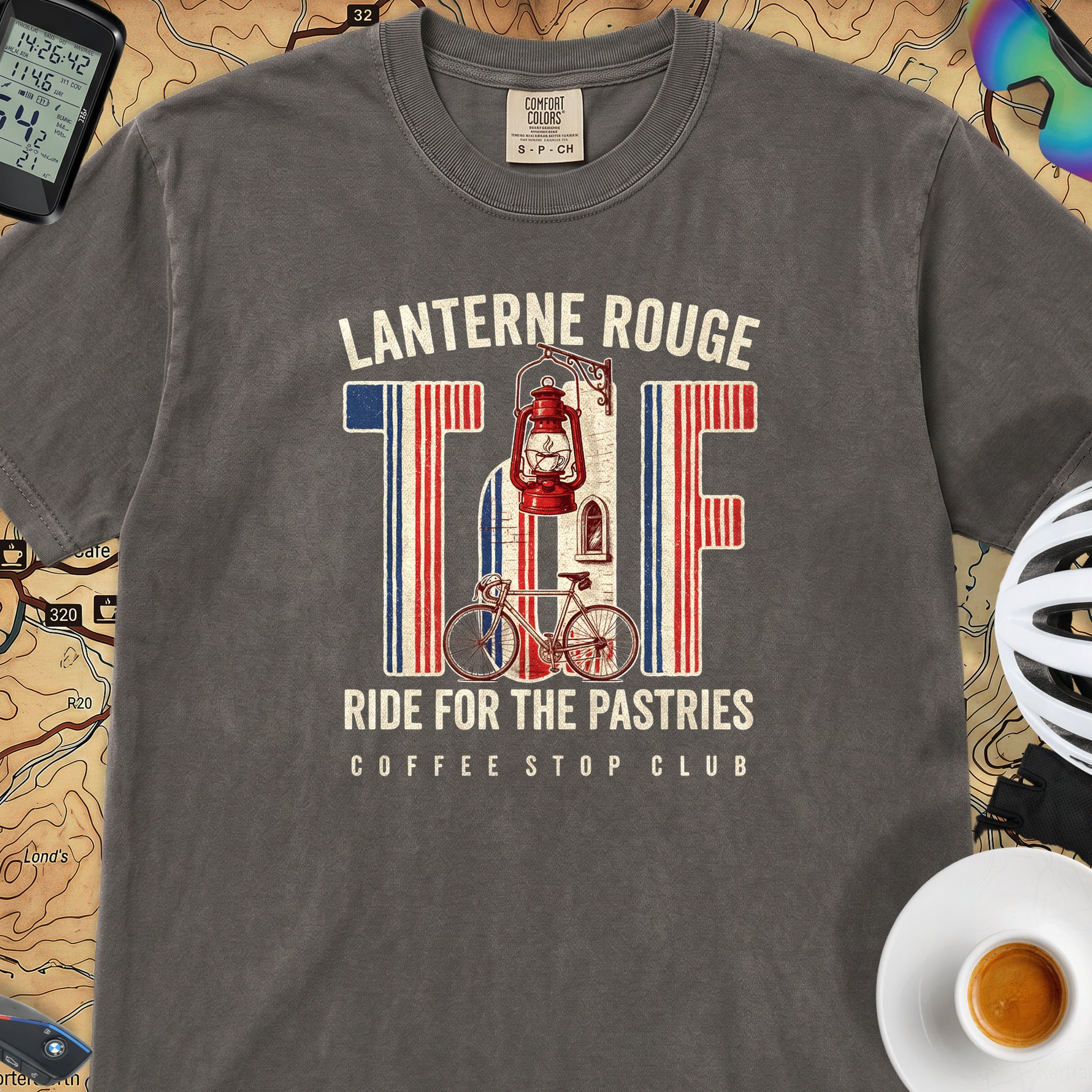 Lanterne Rouge II TdF Cycling T-Shirt — Pepper