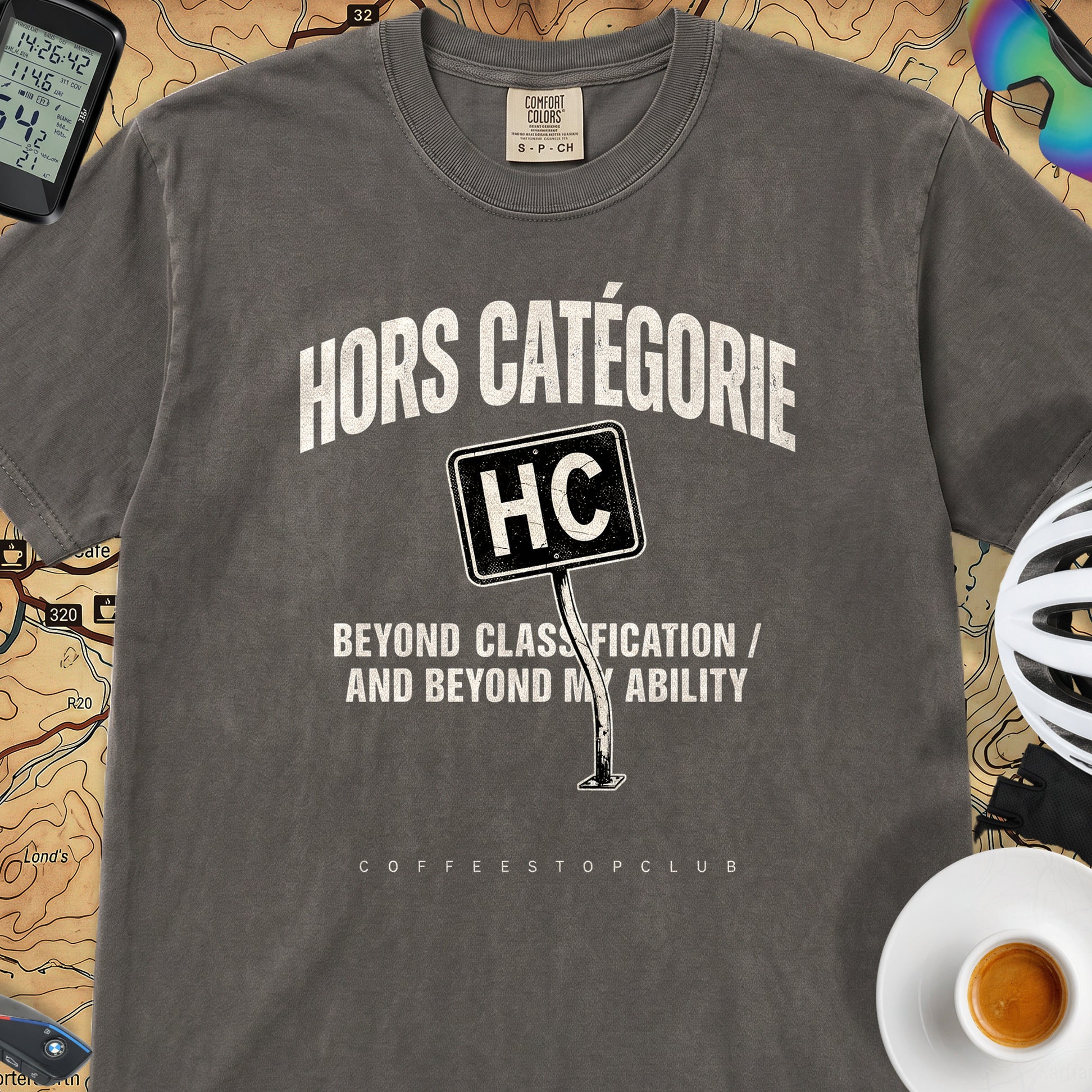 I'm Hors Catégorie Cycling T-Shirt — Pepper