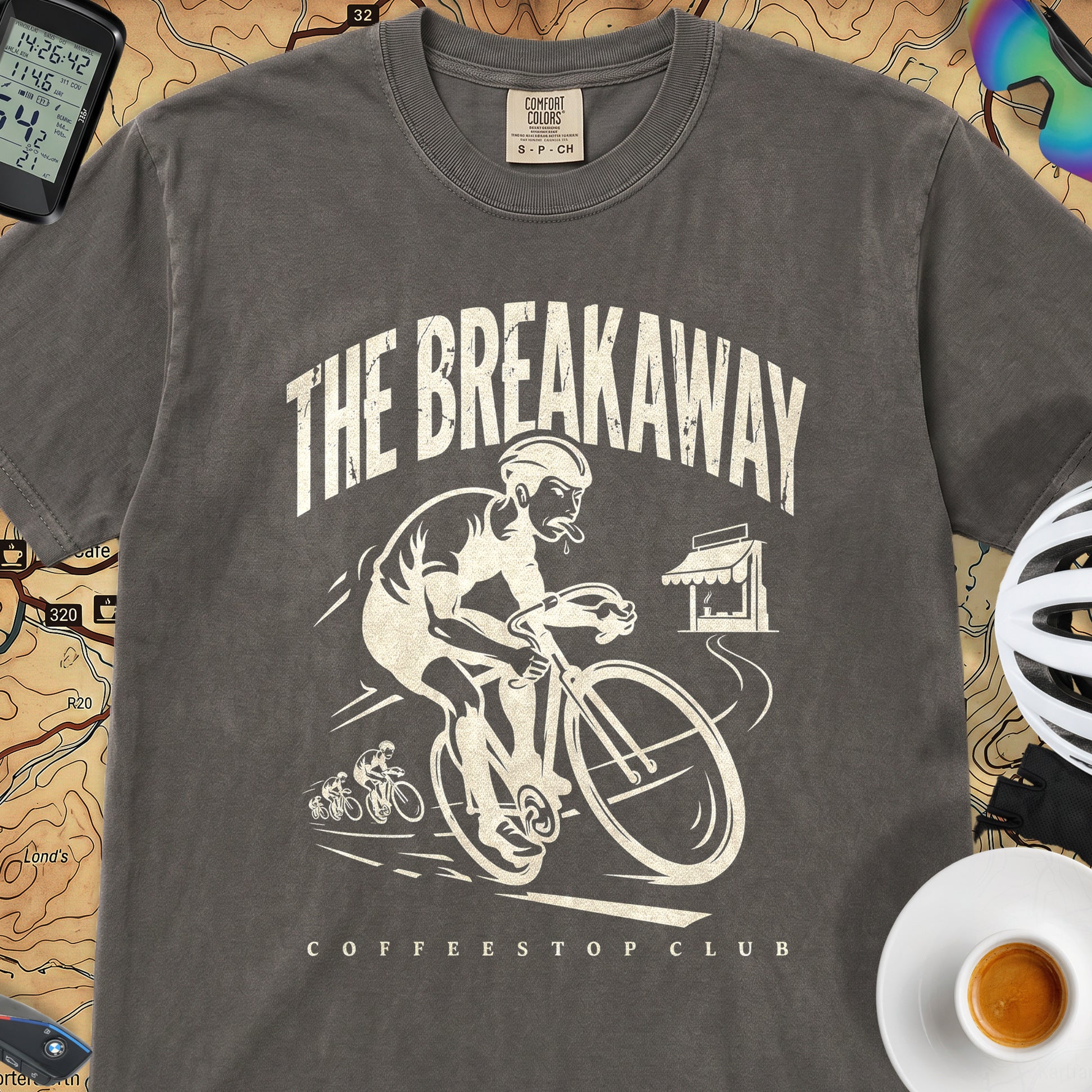 The Breakaway Cycling T-Shirt — Pepper
