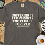 Suffering is Temporary Cycling T‑Shirt — Pepper