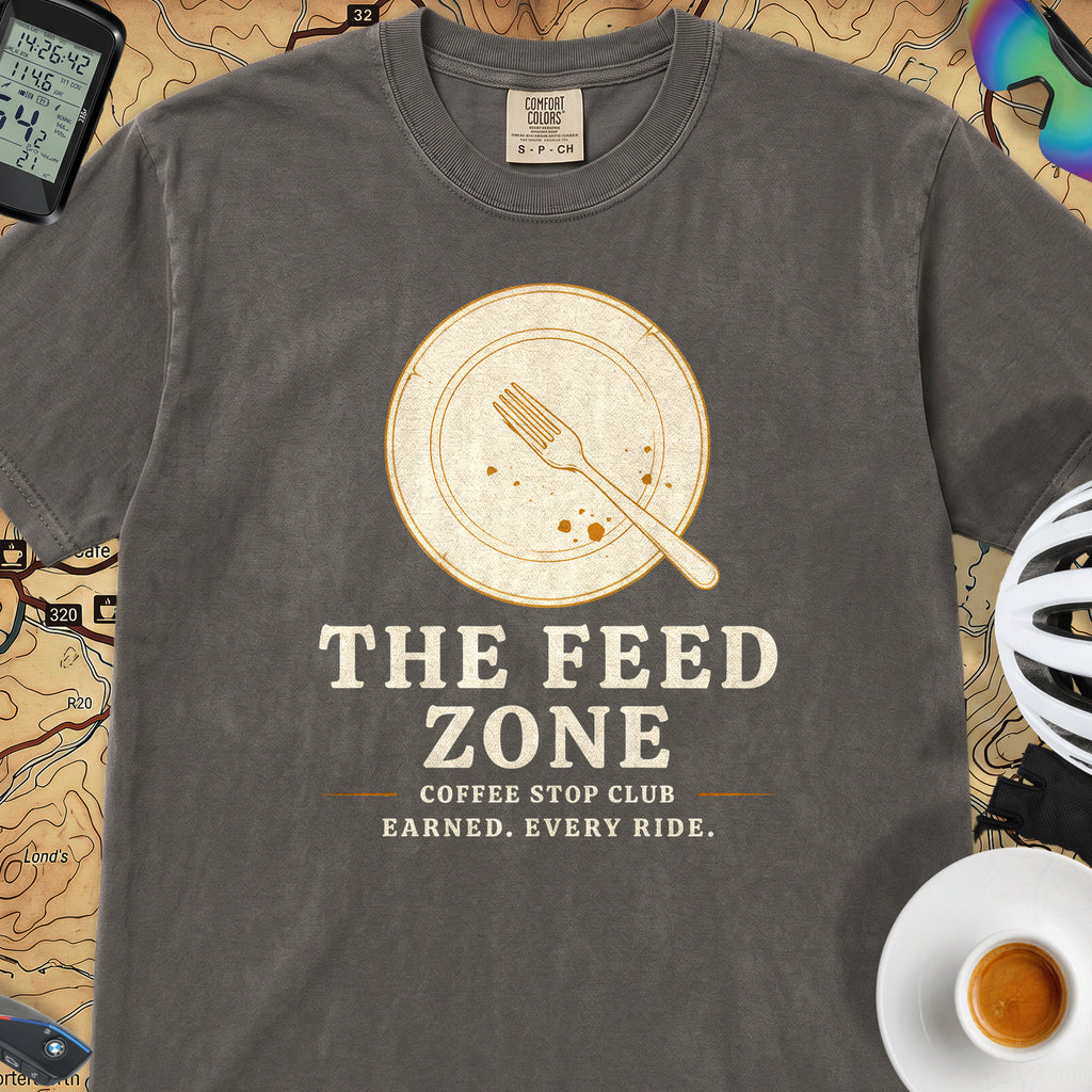 The Feed Zone Cycling T-Shirt — Pepper
