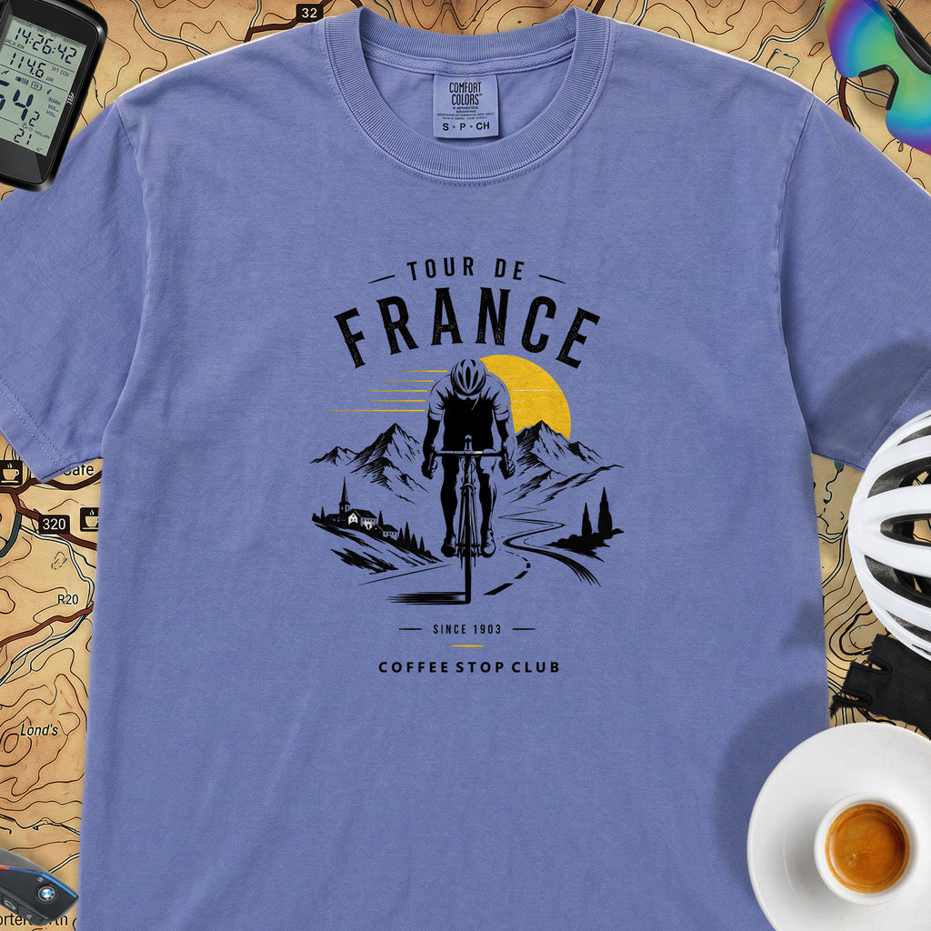 Tour de France Club T-Shirt — Periwinkle
