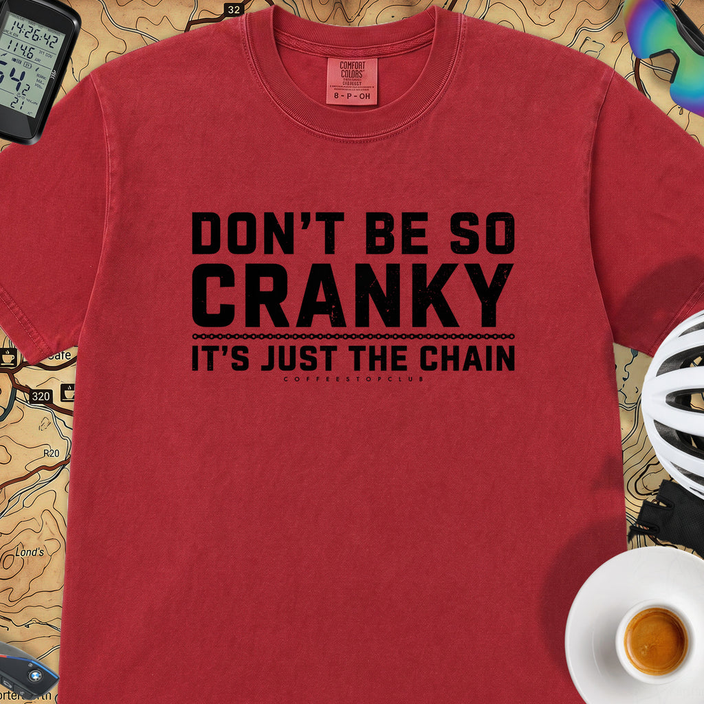 Don't Be So Cranky T‑Shirt — Red