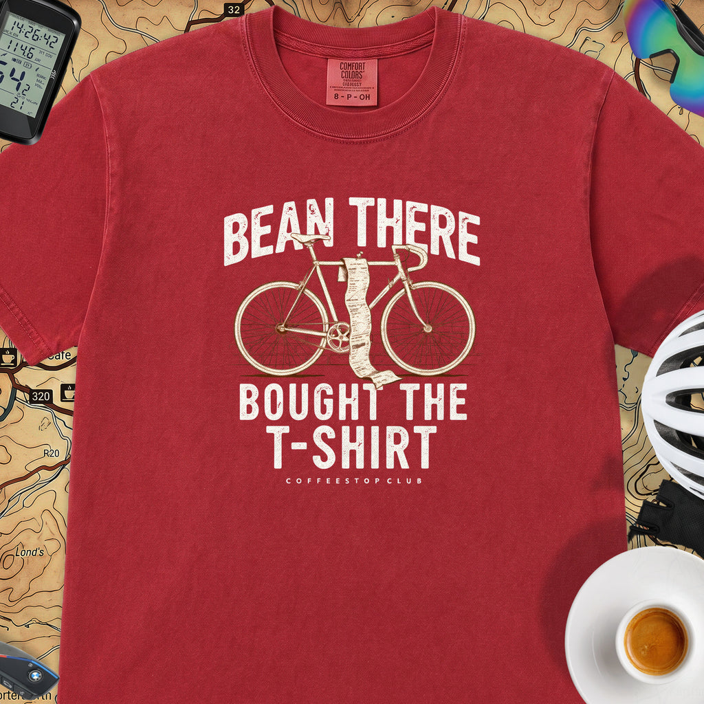 Bean There Cycling T-Shirt — Red