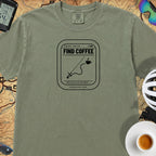 Recalculating For Coffee T-Shirt — Sage