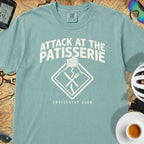 Attack at the Patisserie Cycling T-Shirt — Seafoam