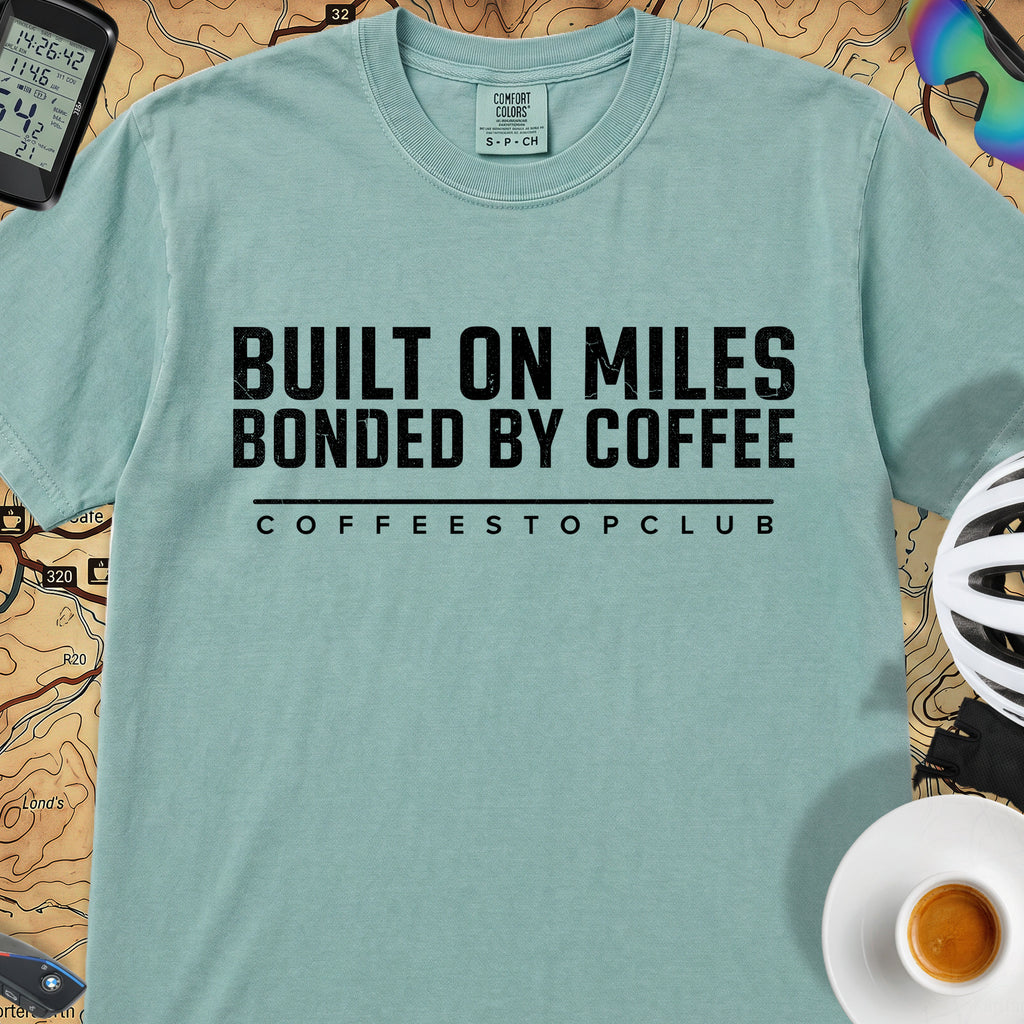 Bonded by Coffee T‑Shirt — Seafoam