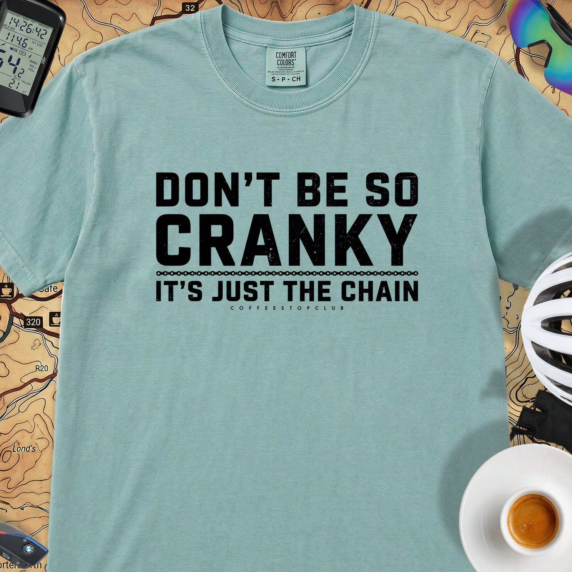 Don't Be So Cranky T‑Shirt — Seafoam