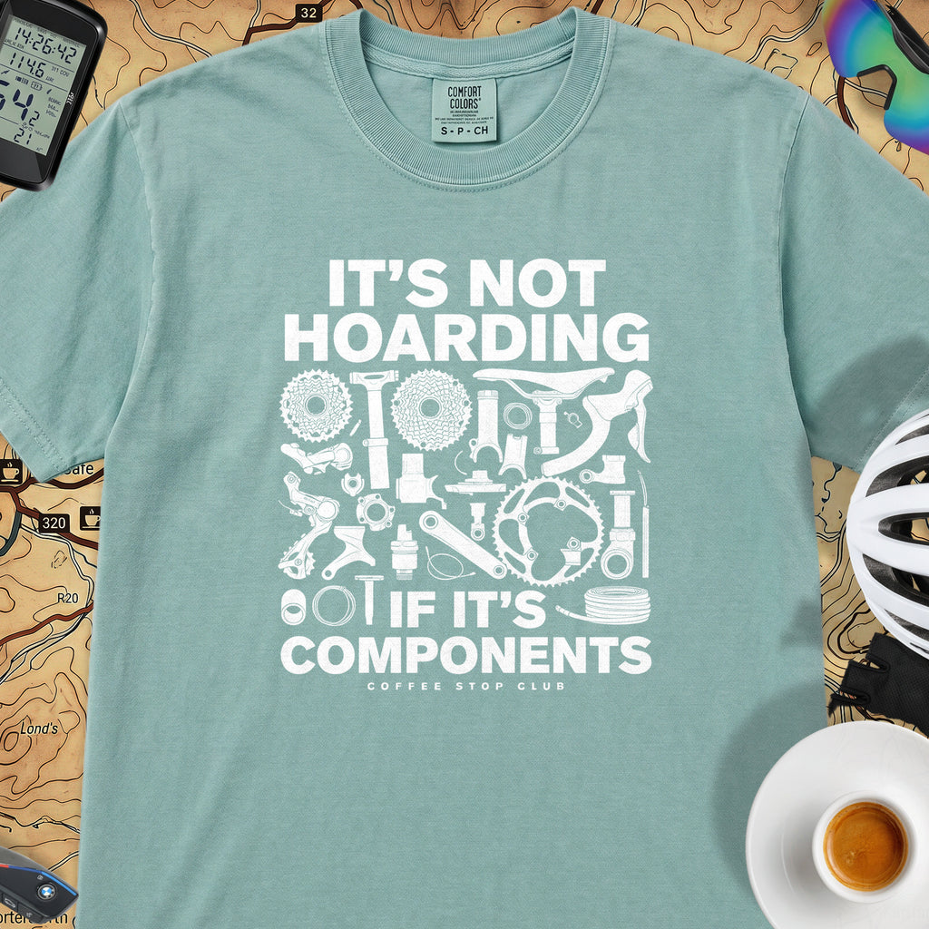 It's Not Hoarding Cycling T-Shirt — Seafoam
