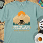 Out of Legs Cycling T-Shirt — Seafoam