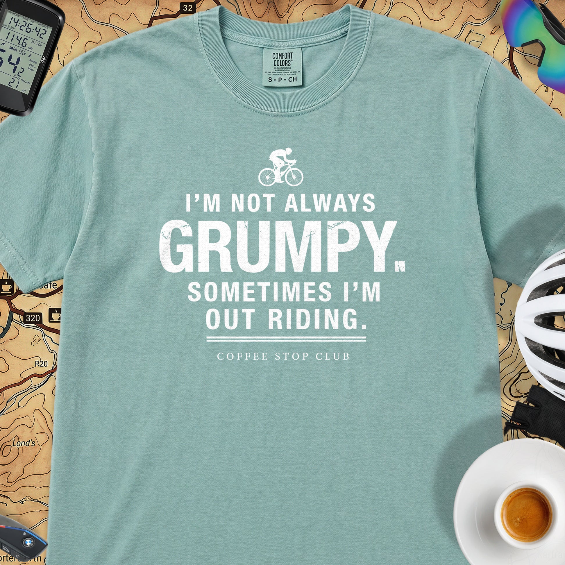 I'm Not Always Grumpy T-Shirt — Seafoam
