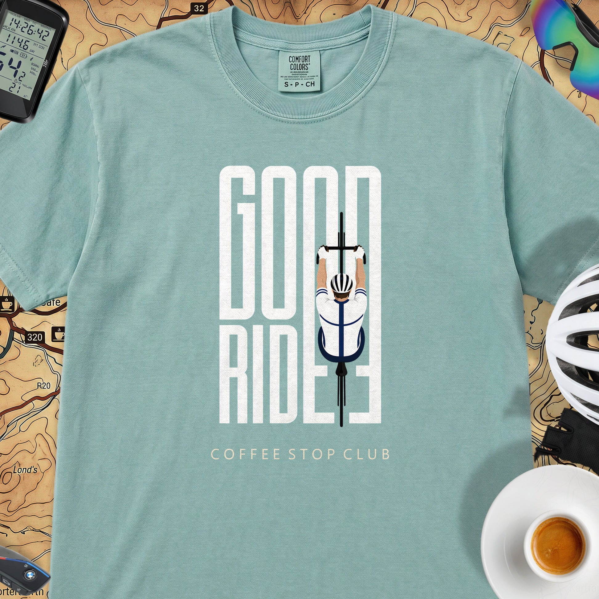 Good Rides T-Shirt — Seafoam