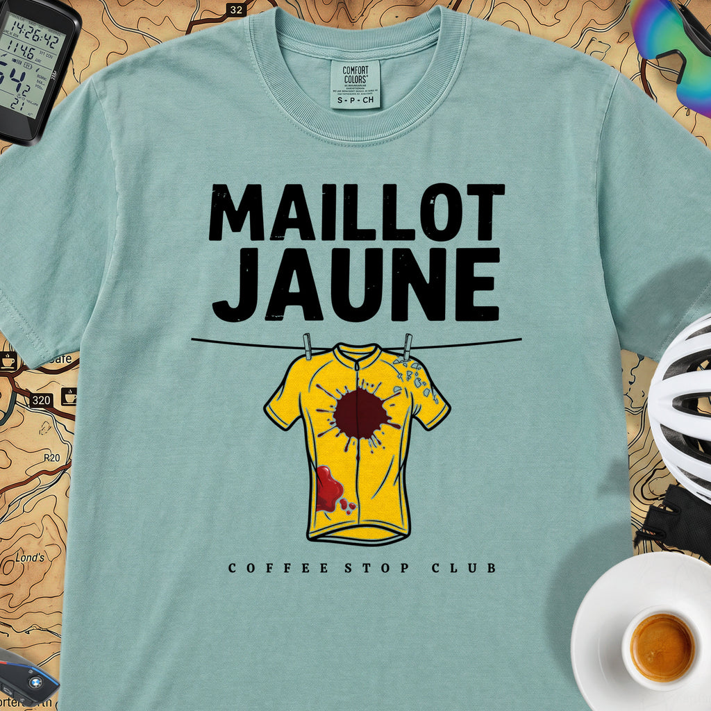 Yellow Jersey TdF Cyclist T-Shirt — Seafoam