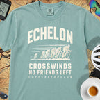 Crosswinds & No Friends Cycling T-Shirt — Seafoam