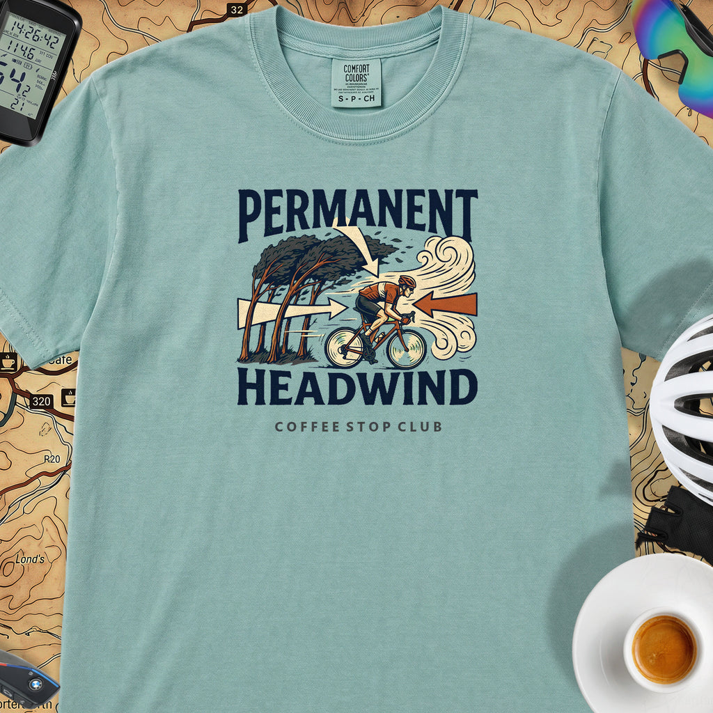 Permanent Headwind T-Shirt — Seafoam