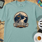 Coffee Stop Club Riders T-Shirt — Seafoam