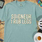 Soigneur Leg Rub Tour T‑Shirt — Seafoam