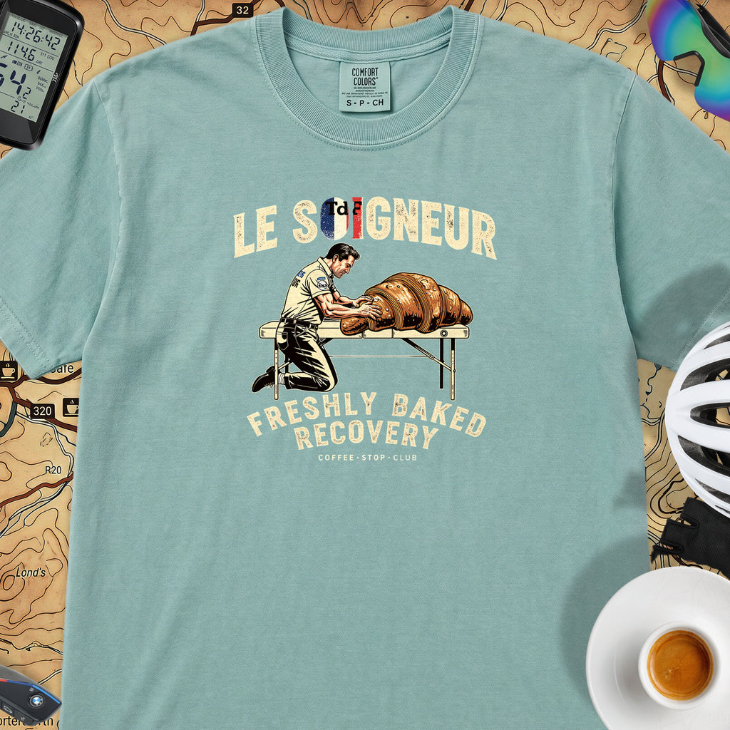 Soigneur Recovery TdF Cycling T-Shirt — Seafoam