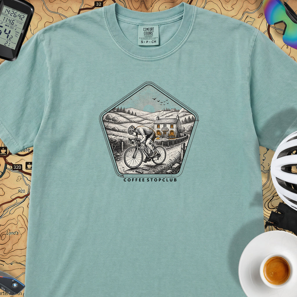 The Bonk Cyclist T-Shirt — Seafoam