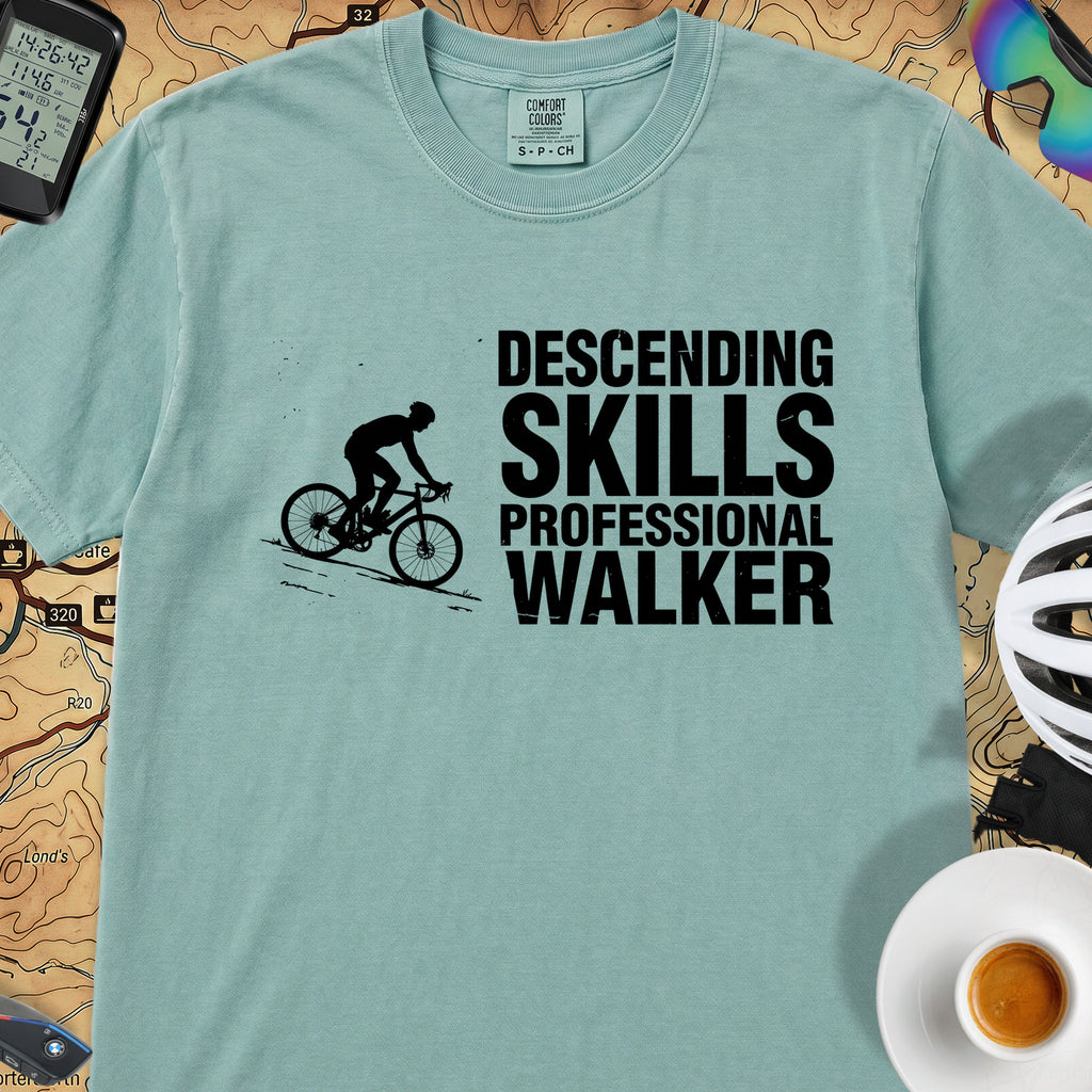 Descending Skills T-Shirt — Seafoam