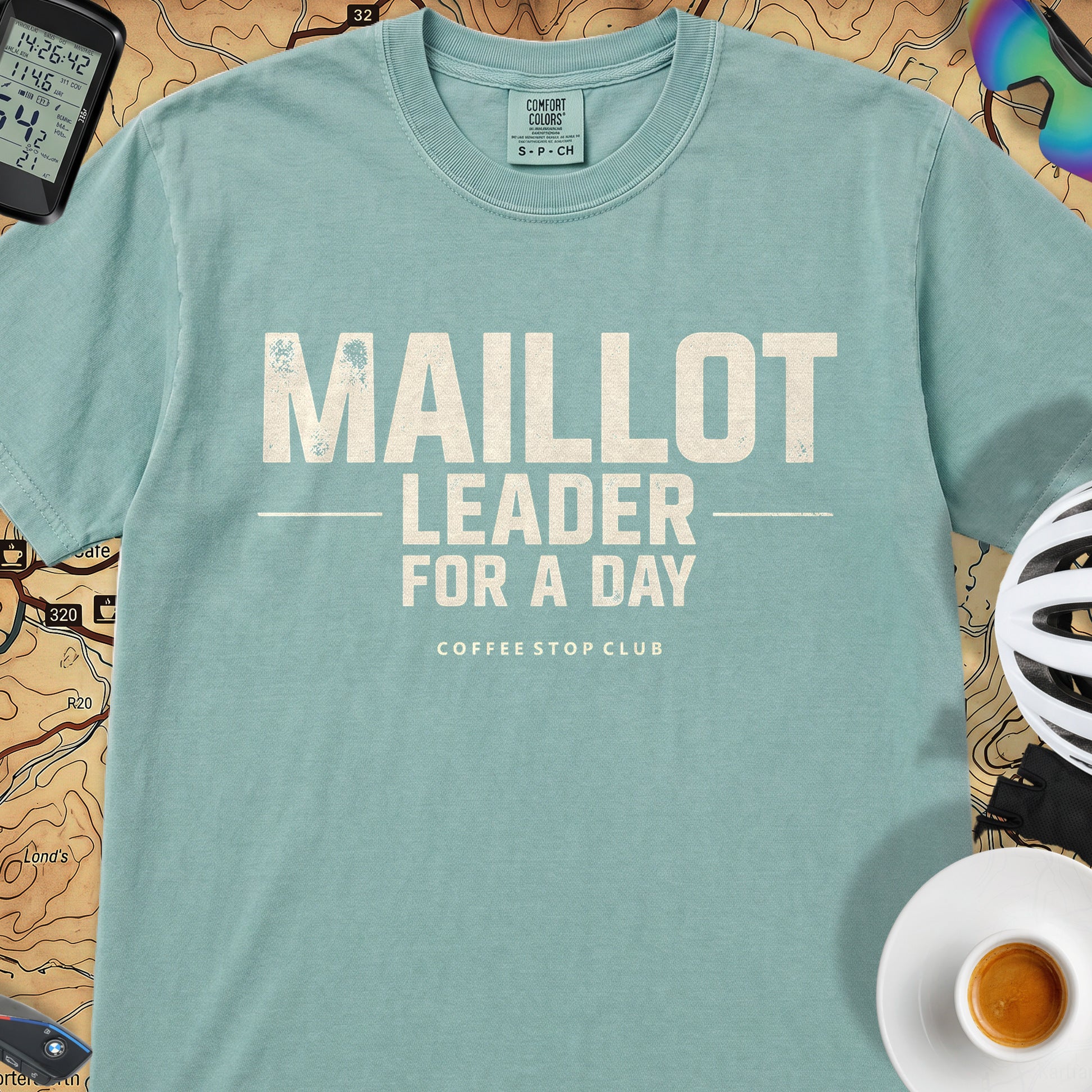 Maillot Tour T‑Shirt — Seafoam