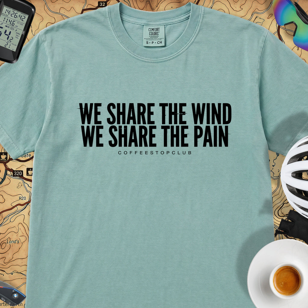 We Share the Wind T‑Shirt — Seafoam