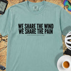 We Share the Wind T‑Shirt — Seafoam