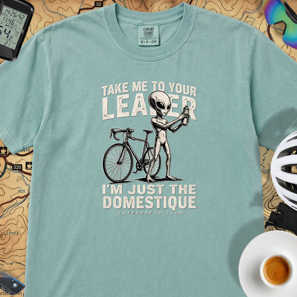 Domestique Alien Cycling T-Shirt — Seafoam
