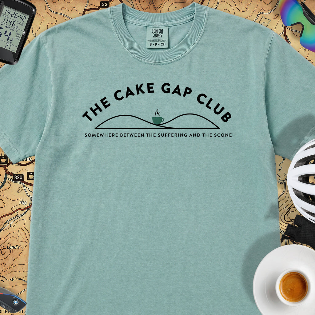 The Cake Gap Cyclist T-Shirt — Seafoam