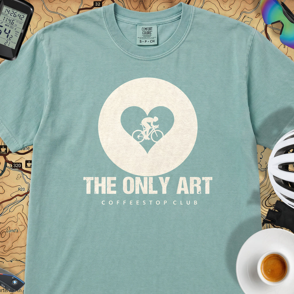 The Only Art Cycling T-Shirt — Seafoam