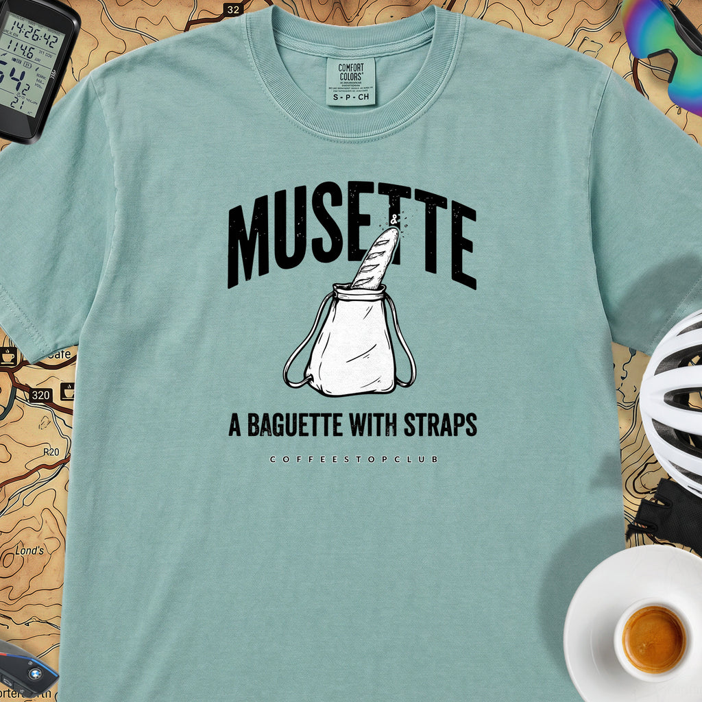Mussette Bag Baguette T-Shirt — Seafoam