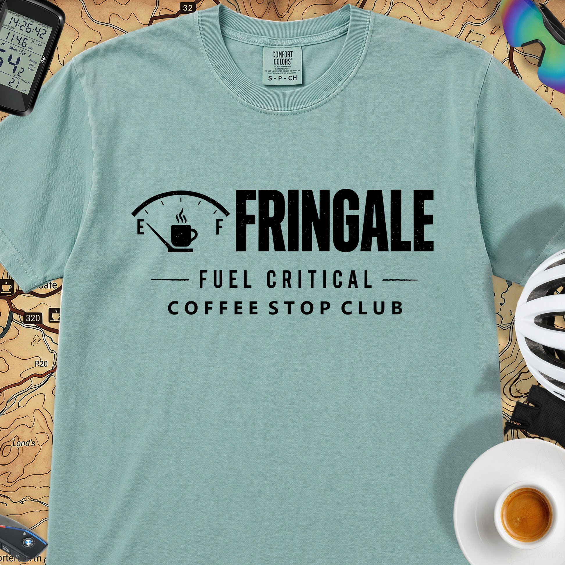 Fringale Fuel Critical T-Shirt — Seafoam