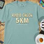 Radio Check 5Km Tour T‑Shirt — Seafoam