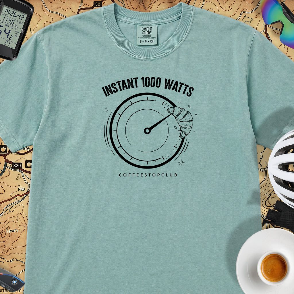 Instant 1,000 Watts Cycling T-Shirt — Seafoam