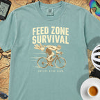 Feed Zone Survival Cycling T-Shirt — Seafoam