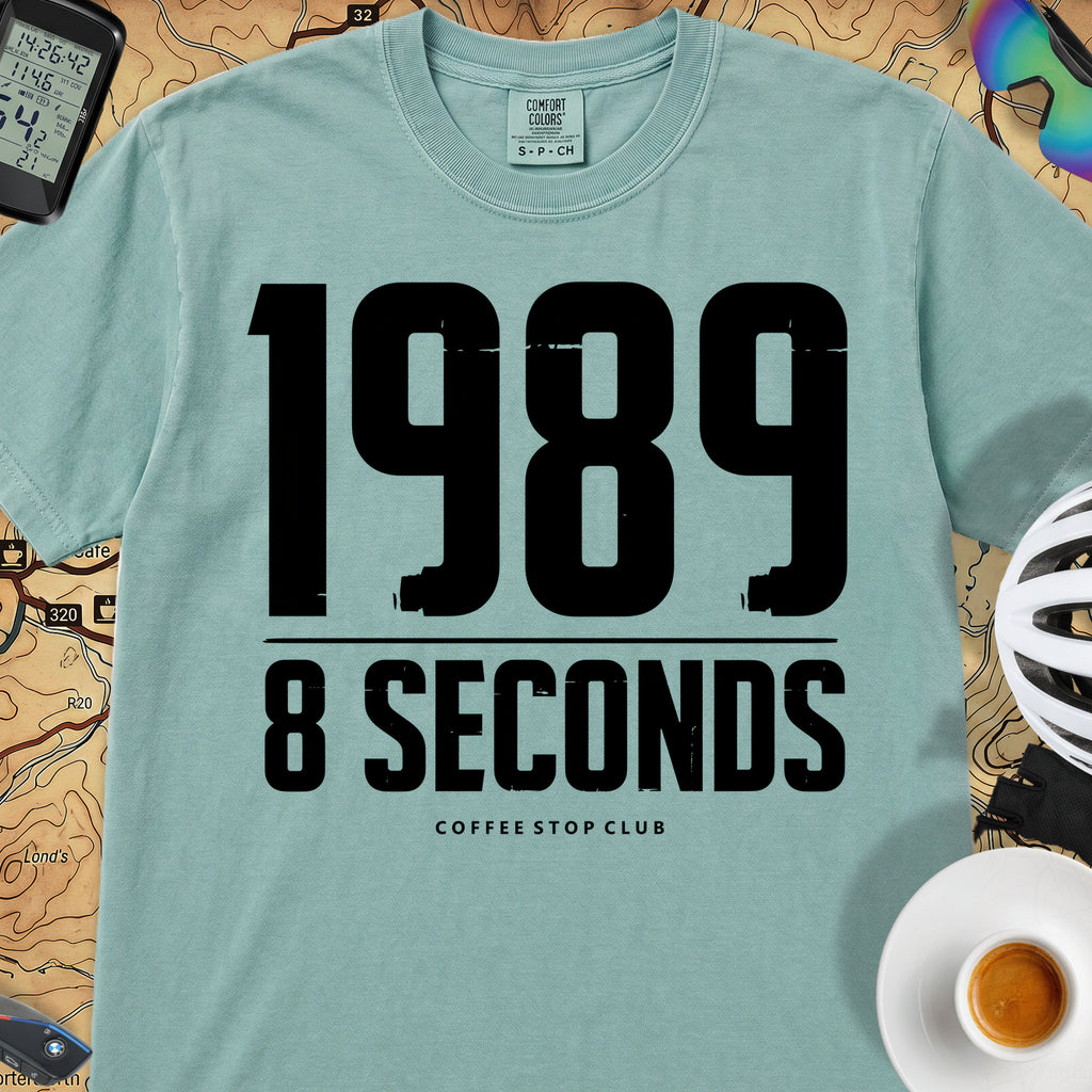 1989 in 8 Seconds T-Shirt — Seafoam