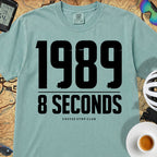 1989 in 8 Seconds T-Shirt — Seafoam