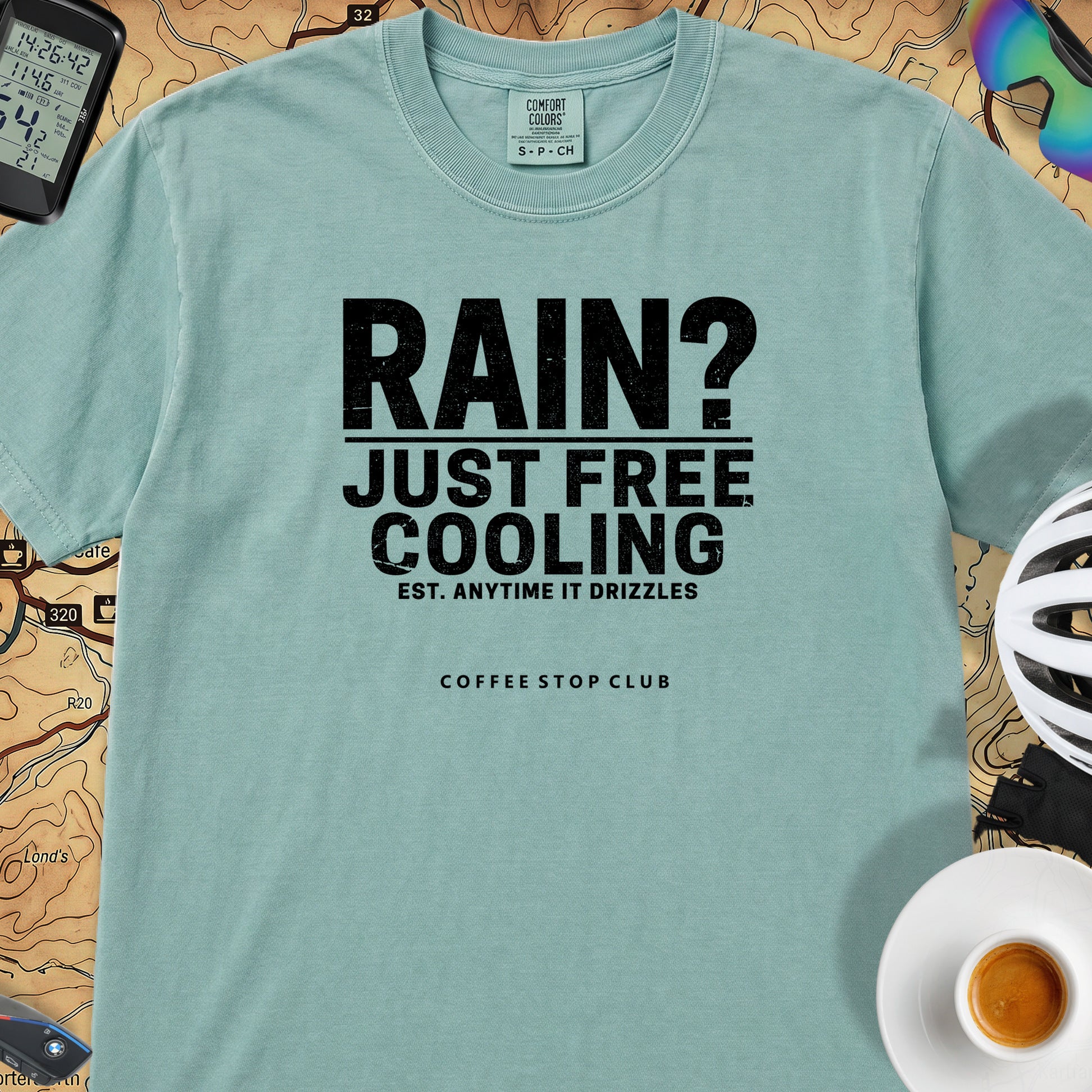 Rain Free Cooling T-Shirt — Seafoam