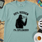Sasquatch Hidden Cycling T-Shirt — Seafoam